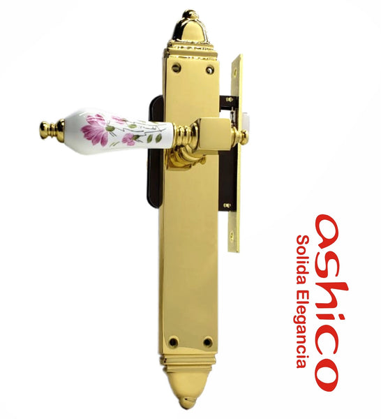 Cerradura Elena Porcelana Pintada