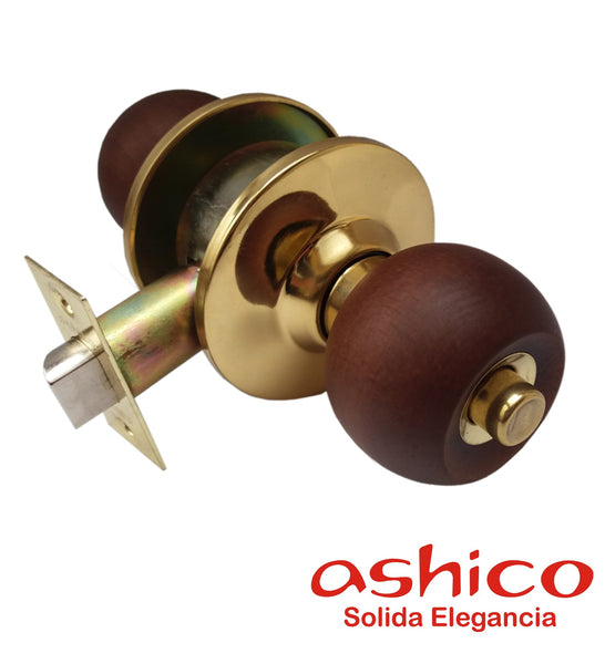 Pomo Legno Sin Llave Oro